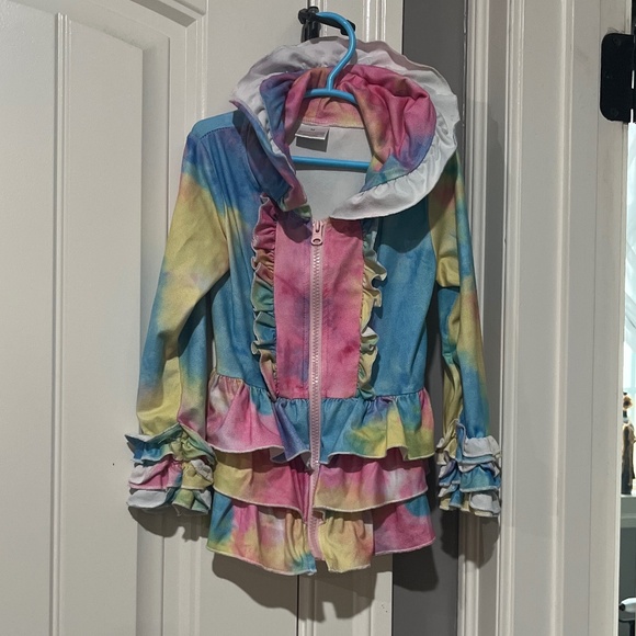 Hooded Tie Dye Jacket - Picture 1 of 6